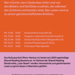 Flyer zur Lese Oase 2026